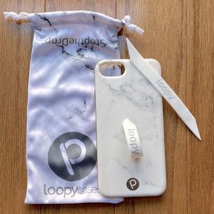 Loopy Original - iPhone 6/7/8 PLUS - White Marble